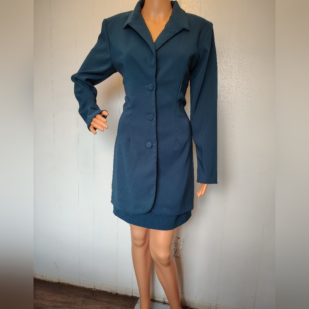 Alyn Paige Teal Women's Dress Set Size 9/10